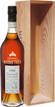 Maxime Trijol Cognac Fins Bois 1986 (gift box)