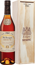 Арманьяк Sempe Vieil Armagnac 1962 (Подарочная упаковка)