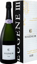 Шампанское Eugene III Tradition Brut Champagne АOC Coopérative Vinicole de la Région de Baroville (gift box)