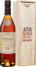 Арманьяк Sempe Vieil Armagnac 1968 (Подарочная упаковка)
