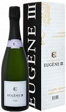 Шампанское Eugene III Tradition Brut Champagne АOC Coopérative Vinicole de la Région de Baroville (gift box)