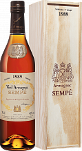 Арманьяк Sempe Vieil Armagnac 1989 (Подарочная упаковка)