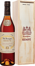 Арманьяк Sempe Vieil Armagnac 1975 (Подарочная упаковка)