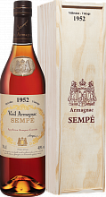 Арманьяк Sempe Vieil Armagnac 1952 (Подарочная упаковка)